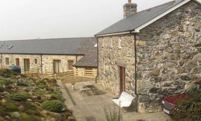 Back view of Cottages